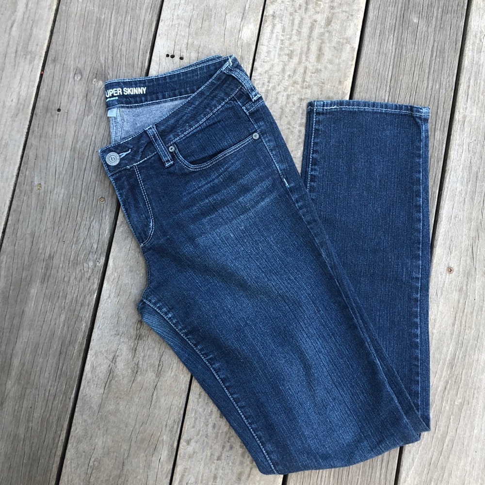 Bullhead Women's Skinny Jeans - Dark Blue